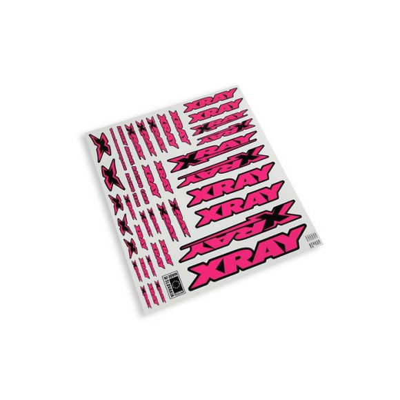 Xray Sticker For Body - Neon Red - XRAY - 397314