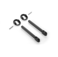 COMPOSITE REAR 6MM ADJUSTABLE BODY MOUNT SET +2MM HEIGHT - 301338 - X