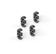 GRAPHITE SHIM FOR REAR BODY POST ADJUSTMENT 3.0MM (4) - 301390 - XRAY