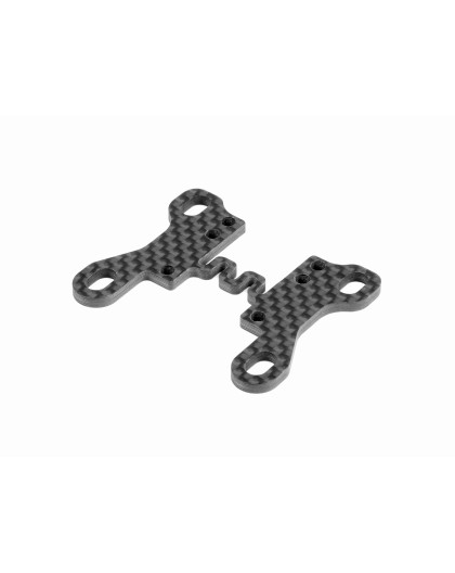 X4F CARBON REAR UPPER CLAMP - REINFORCED - XRAY - 301553