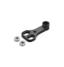 X4F ADJUSTABLE ALU SERVO SAVER ARM - BLACK - XRAY - 302528