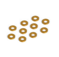 ALU SHIM 3x6x1.0MM - ORANGE (10) - 303122-O - XRAY