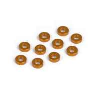 ALU SHIM 3x6x2.0MM - ORANGE (10) - 303123-O - XRAY