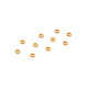ALU SHIM 3x5x1.0MM - ORANGE (10) - 303141-O - XRAY