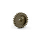 NARROW ALU PINION GEAR - HARD COATED 25T / 48 - 305925 - XRAY