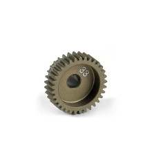 NARROW ALU PINION GEAR - HARD COATED 33T / 64 - 305983 - XRAY
