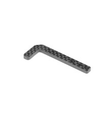 X4F CARBON BATTERY HOLDER - REAR - SHORT - XRAY - 306173