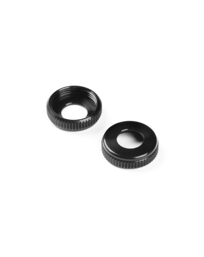 XLP ALU CAP FOR SHOCK BODY - BLACK (2) - XRAY - 308328-K XLP ALU CAP FOR SHOCK BODY - BLACK (2) - XRAY - 308328-K