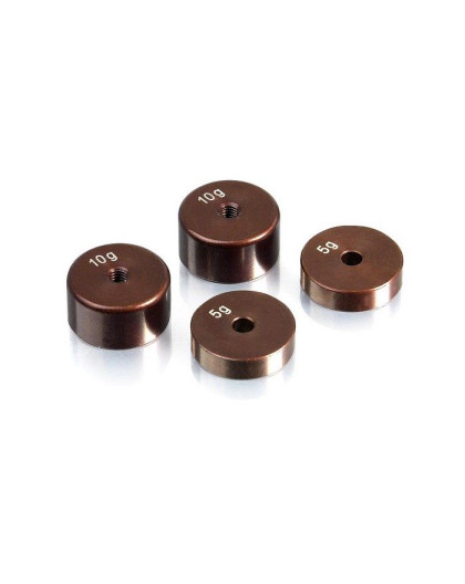 PRECISION BALANCING CHASSIS WEIGHTS (4 PCS.) - 309840 - XRAY