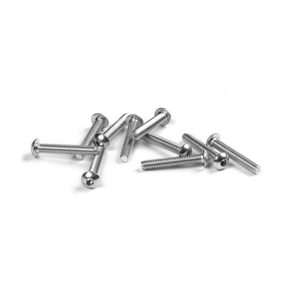 HEX SCREW SH M3x18 - LEFT THREAD  (10) - 902319 - XRAY