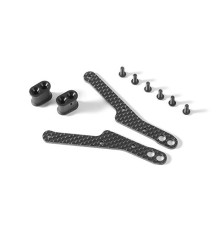 GRAPHITE CHASSIS SIDE GUARD BRACE (2) - 321263 - XRAY