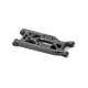 COMPOSITE SUSPENSION ARM FRONT LOWER - GRAPHITE - 322110-G - XRAY