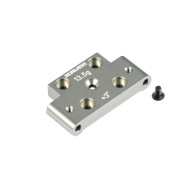 ALU FRONT LOWER ARM MOUNT +3°/-3° - SWISS 7075 T6 - XRAY - 322317