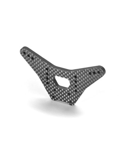 Support amortisseurs AR 3.5mm Carb. Bas - XRAY - 323084