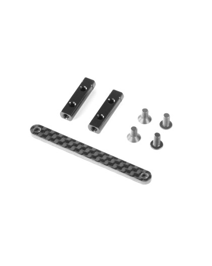 ALU SERVO HOLDERS & GRAPHITE BRIDGE - XRAY - 326201