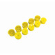 Jantes AR 12mm 2WD-4WD jaunes - IFMAR - HARD (10) - XRAY - 329901-Y