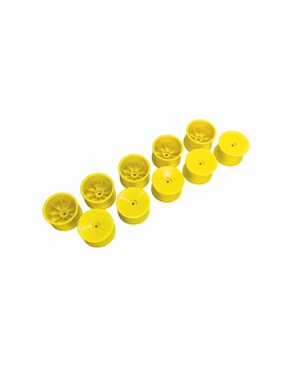 Jantes AR 12mm 2WD-4WD jaunes - IFMAR - HARD (10) - XRAY - 329901-Y Jantes AR 12mm 2WD-4WD jaunes - IFMAR - HARD (10) - XRAY - 329901-Y