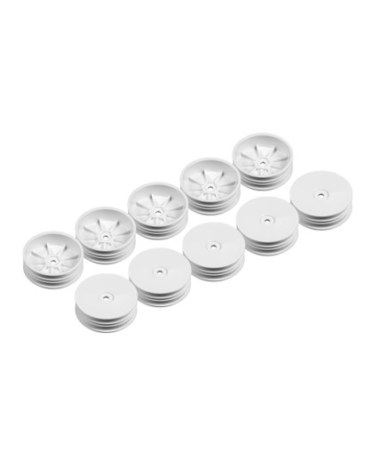 Jantes Avant Blanches 2WD Slim (10) - XRAY - 329904-M