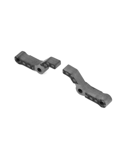 CARBON FRONT DOWNSTOP BACKSTOP (L+R) - XRAY - 332412