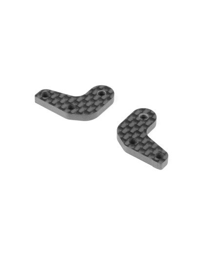STEERING BLOCK CARBON EXTENSIONS - 2 DOTS (L+R) - XRAY - 332292