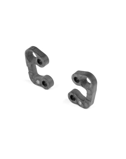 REAR ARM CARBON EXTENSIONS FOR SHOCK ABSORBERS (L+R) - XRAY - 333190