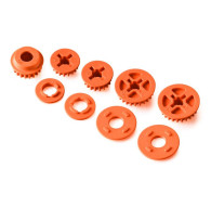 LOW FRICTION COMPOSITE BELT PULLEY SET - GRAPHITE - 335801-O - XRAY