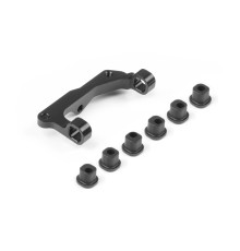 ALU UPPER ARM HOLDER LEFT - SWISS 7075 T6 - SET - XRAY - 342044