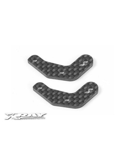 GRAPHITE EXTENSION FOR STEERING BLOCK (2) - 342290 - XRAY