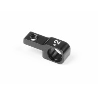 ALU LOWER FRONT SUSPENSION HOLDER +2MM (1) - BLACK - XRAY - 342714