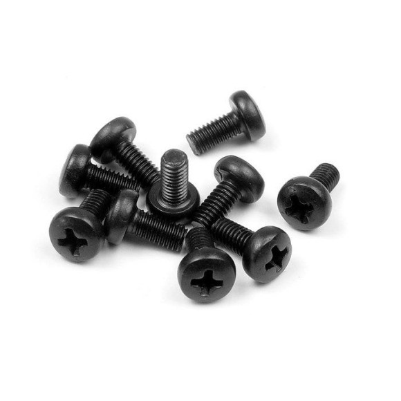 SCREW PHILLIPS M3x6  (10) - 907306 - XRAY