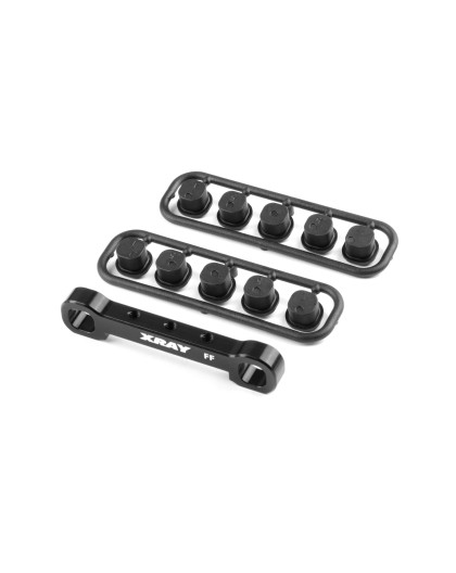 GT'23 ALU FRONT LOWER SUSP. HOLDER - FRONT - XRAY - 352327