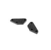 GT GRAPHITE STEERING PLATE 3MM (2) - XRAY - 352369