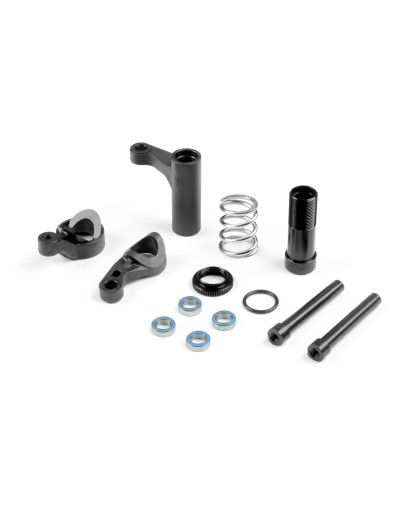 SERVO SAVER FOR SEMI-SPLIT BULKHEAD - GRAPHITE - SET - XRAY - 352508