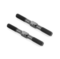 ADJ. TURNBUCKLE M5 L/R 50 MM - SPRING STEEL (2) - 352634 - XRAY