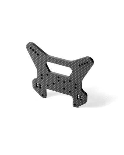 XB8 GRAPHITE REAR SHOCK TOWER - CNC MACHINED - 353052 - XRAY