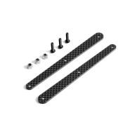GRAPHITE INSERT FOR MEDIUM REAR COMPOSITE BRACE - SET - 353280 - XRAY