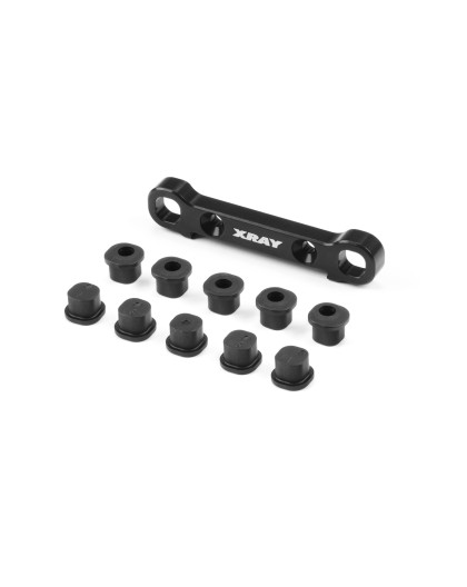 XB8 ALU LOWER SUSP. HOLDER SEMI-SPLIT BULKHEAD - RR - XRAY - 353334