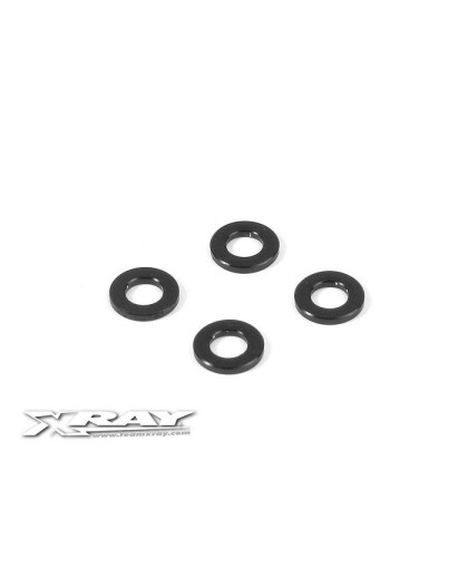 XB8 Rondelles alu 4x7.5x1 (4) - XRAY - 353380 XB8 Rondelles alu 4x7.5x1 (4) - XRAY - 353380
