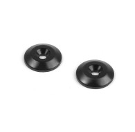 COMPOSITE REAR WING SHIM - BLACK (2) - 353565 - XRAY