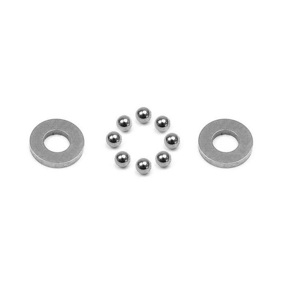 CARBIDE BALL-BEARING AXIAL 2.5x5.4x0.8 - 930125 - XRAY