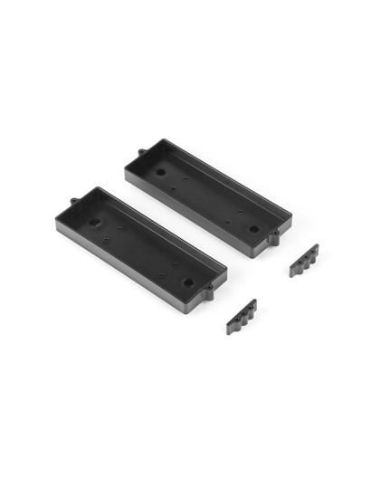 XB8E/GTXE/XT8E Bac d'accu 2x2S (2) - XRAY - 356153 XB8E/GTXE/XT8E Bac d'accu 2x2S (2) - XRAY - 356153