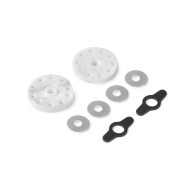 2-WAY FLOW DELRIN SHOCK PISTON 8-H. (1.3MM) & 2-H. (1.2MM) (2) - 3580