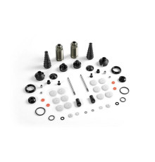 XB8 FRONT SHOCK ABSORBERS + BOOTS COMPLETE SET (2) - 358105 - XRAY