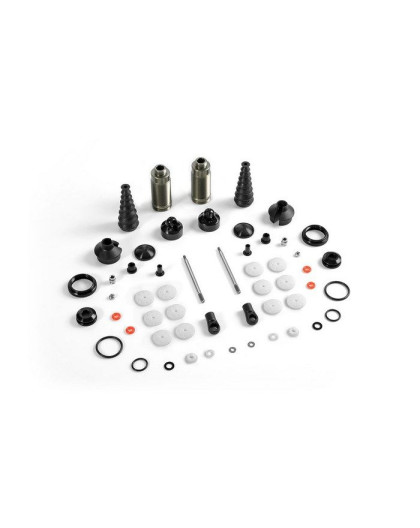 XB8 FRONT SHOCK ABSORBERS + BOOTS COMPLETE SET (2) - 358105 - XRAY XB8 FRONT SHOCK ABSORBERS + BOOTS COMPLETE SET (2) - 358105 - XRAY