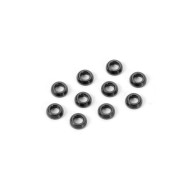 ALU CONICAL SHIM 3x6x2.0MM - BLACK (10) - 362280-K - XRAY