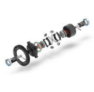 XRAY XB4 ACTIVE DIFFERENTIAL - CENTER - SET - XRAY - 365101