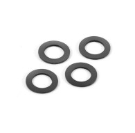 RUBBER SHOCK ABSORBER SHIM FOR ALU CAP (4) - 368091 - XRAY