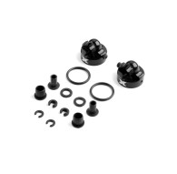 ALU SHOCK CAP-NUT WITH VENT HOLE - BIG BORE (2) - XRAY - 368054