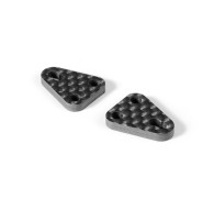 X1'18 GRAPHITE POD LINK PLATE 2.5MM (2) - 371182 - XRAY