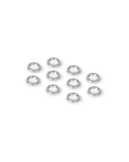 Rondelles alu 4x6x1.0mm (10) - XRAY - 372297 Rondelles alu 4x6x1.0mm (10) - XRAY - 372297